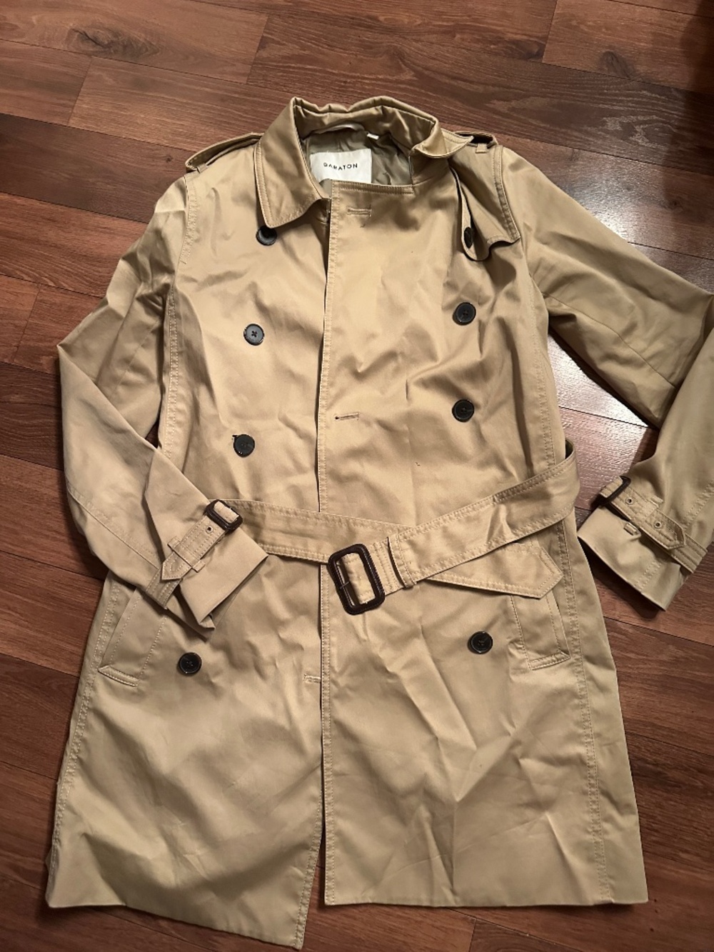 Babaton Tench Coat. Aritzia. XXS
